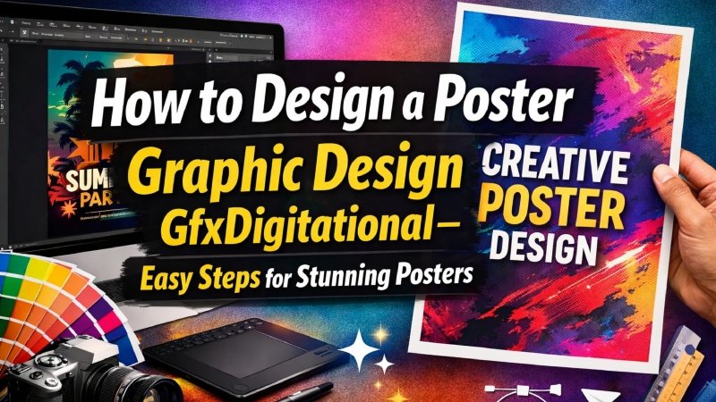 How to Design a Poster Graphic Design GfxDigitational Pro Tips