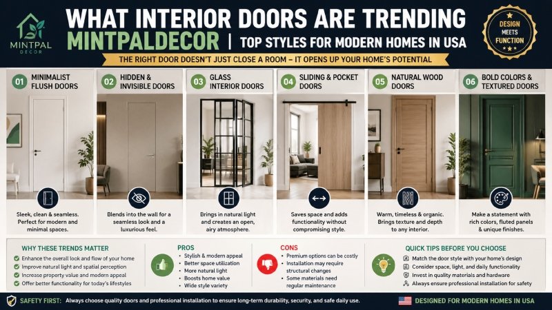 what interior doors are trending mintpaldecor